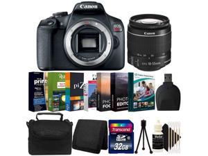 Canon EOS Rebel T7 DSLR Camera with 1855mm Lens  Photo Editor Bundle Kit