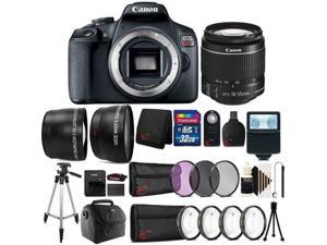 Canon EOS Rebel T7 241MP WiFi DSLR Camera with 1855mm Lens  32GB Accessory Bundle