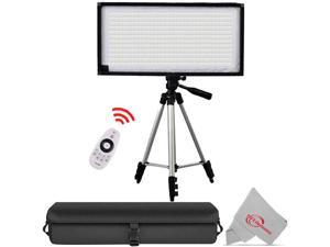 Vivitar Fabric 384 LED Light Panel Roll with Tripod for Photography