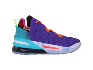 Nike Lebron XVIII Psychic Purple/Black-Multi DM2813-500 Men's Size 9.5 Medium Nike Lebron XVIII Psychic Purple/Black-Multi DM2813-500 Men's Size 9.5 Medium