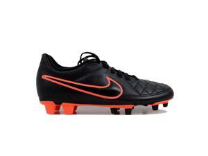 Nike Tiempo Rio II FG Black/Black-Action Red-Bright Mango Women's 630860-002 Size 6 Medium Nike Tiempo Rio II FG Black/Black-Action Red-Bright Mango Women's 630860-002 Size 6 Medium