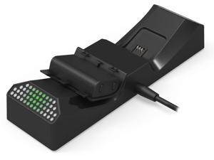 Hori Xbox Series X|S Dual Charging Station Charger Dock Includes 2 Battery Packs - Officially Licensed by Microsoft Hori Xbox Series X|S Dual Charging Station Charger Dock Includes 2 Battery Packs - Officially Licensed by Microsoft