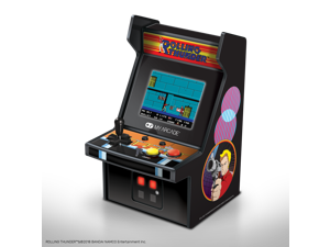 My Arcade Rolling Thunder Micro Player Licensed Collectible 6.75 Inch Mini Retro Arcade Machine Cabinet