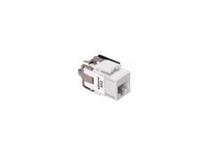 Leviton White Quickport Insert Cat 6A 10G Quickport Jack Cat6 6110G-RW6 Leviton White Quickport Insert Cat 6A 10G Quickport Jack Cat6 6110G-RW6