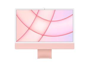 Apple iMac 24-inch (Retina 4.5K 7GPU,Pink,Excellent Grade,1yr Warranty) 3.2GHZ 8-Core M1 (2021) MJVA3LL/A 8 GB & 256 GB Flash HD 4480 x 2520 Display Mac OS Includes Apple Wireless Keyboard and Mouse