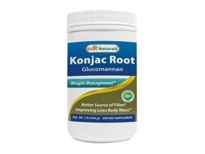 Best Naturals Glucomannan Konjac Root Powder 1lb Best Naturals Glucomannan Konjac Root Powder 1lb
