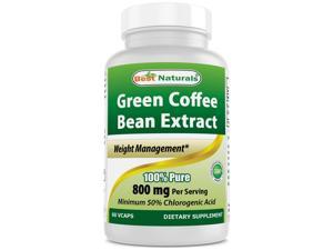 Best Naturals Green Coffee Bean Extract 800mg 60 Vcaps