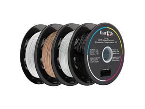 PrintOxe® 3D PLA+ / Pro PLA 4 Packs of White / Black / Translucent Clear / Wood Colours Filament for 3D Printers - 1.75 mm Diameter - 1 Kg Net on Spool (2.2 LBs) Dimensional Accuracy +/- 0.03 mm PrintOxe® 3D PLA+ / Pro PLA 4 Packs of White / Black / Translucent Clear / Wood Colours Filament for 3D Printers - 1.75 mm Diameter - 1 Kg Net on Spool (2.2 LBs) Dimensional Accuracy +/- 0.03 mm