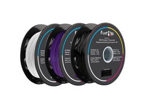 3D PLA  Pro PLA 3 Packs of White  Purple  Black Colours Filament for 3D Printers  175 mm Diameter  1 Kg Net on Spool 22 LBs Dimensional Accuracy  003 mm