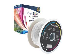 PrintOxe® 3D PLA+ / Pro PLA White Colour Filament for 3D Printers - 1.75 mm Diameter - 1 Kg Net on Spool (2.2 LBs) Dimensional Accuracy +/- 0.03 mm PrintOxe® 3D PLA+ / Pro PLA White Colour Filament for 3D Printers - 1.75 mm Diameter - 1 Kg Net on Spool (2.2 LBs) Dimensional Accuracy +/- 0.03 mm