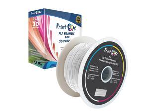PrintOxe® 3D WHITE PLA Printer Filament 1.75mm Diameter - Net Spool (2.2 LBs) Dimensional Accuracy +/- 0.03 mm PrintOxe® 3D WHITE PLA Printer Filament 1.75mm Diameter - Net Spool (2.2 LBs) Dimensional Accuracy +/- 0.03 mm