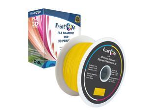 PrintOxe® 3D Yellow PLA Printer Filament 1.75-1Kg Spool (2.2 LBs) Dimensional Accuracy +/- 0.03 mm