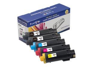 S2825  H625  H825 Compatible Set  BK of 5 Toner Cartridges for Dell Color Cloud Multifunction H825cdw  H625cdw and Smart Multifunction S2825cdn 2 Black Cyan Magenta  Yellow 