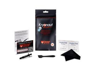 Thermal Grizzly Kryonaut The High Performance Thermal Paste for Cooling All Processors, Graphics Cards and Heat Sinks in Computers and Consoles Combo Extra Spatula, Cleaning Pads + Cloth (1g Combo)