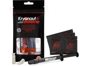 Thermal Grizzly Kryonaut Extreme - 2 Gram - Extremely High Performance Thermal Paste with 12 Cleaning Wipes 6 Wet & 6 Dry- for Maximum Thermal Conductivity While Overclocking CPU/GPU/PS4/PS5/Xbox