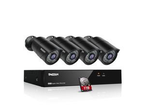 4CH 1080P HDMI DVR Home WeatherProof Outdoor Security CCTV Camera System 1TB HDD 