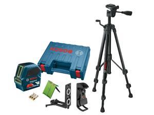 Bosch Gll 100 G Green Beam Self Leveling Cross Line Laser Newegg Com