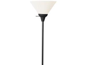 Light Accents 100 Watt Floor Lamp with White Shade Light Accents 100 Watt Floor Lamp with White Shade