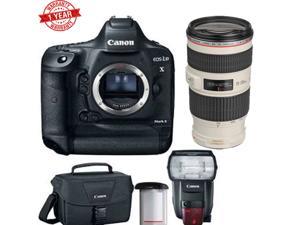 Canon EOS-1D X Mark II Digital SLR Camera with Canon EF 70-200mm f/4L IS USM Bundle