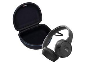 JBL TUNE 660NC Wireless On-Ear Active Noise Cancelling Headphone Bundle with gSport Hardshell Case (Black)