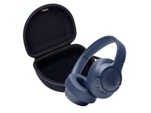 JBL TUNE 710BT Wireless Over-Ear Headphone Bundle with gSport Deluxe Travel Case (Blue)