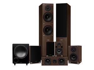 Fluance Elite High Definition Surround Sound Home Theater 7.1 Speaker System including Floorstanding Towers, Center Channel, Surround, Rear Surround Speakers, and DB10 Subwoofer - Walnut (SX71WR) Fluance Elite High Definition Surround Sound Home Theater 7.1 Speaker System including Floorstanding Towers, Center Channel, Surround, Rear Surround Speakers, and DB10 Subwoofer - Walnut (SX71WR)