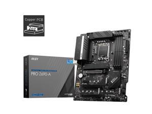 MSI Motherboard PROZ690A PRO Z690-A Z690 Socket1700 Max128GB DDR5 PCI Express ATX