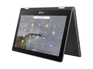 Asus Chromebook Flip C214 C214MA-C1RS-CA 11.6" Touchscreen Rugged Convertible 2 in 1 Chromebook - HD - 1366 x 768 - Intel Celeron N4020 Dual-core (2 Core) 1.10 GHz - 4 GB RAM - 64 GB Flash Memory-Gray
