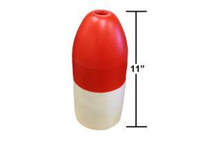 KUFA Sports 5x11-Inch Red/White Crab Trap Float (2-Pack) F13RWx2 KUFA Sports 5x11-Inch Red/White Crab Trap Float (2-Pack) F13RWx2