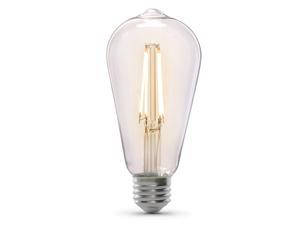 Feit Electric ST19/CL/VG/LED Clear 400 Lumen 21K ST19 Vintage LED Light Bulb
