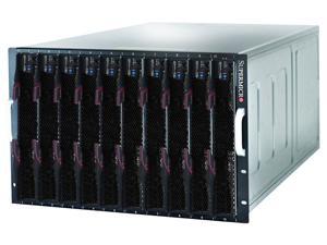 Supermicro - SuperBlade 10-Blade Enclosure Chassis with Two 2500W Power Supplies SBE-710E-D50, up to 10 hot-plug processor blades, supports both Intel and AMD based blades