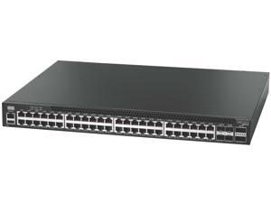 AS4610-54T 48 port 10/100/1000Base-T Switch ports, 4 10G SFP+ and 2 20G QSFP uplink slots, Helix4 Chipset, dual AC PSUs, 150W PSU X 2 installed AS4610-54T 48 port 10/100/1000Base-T Switch ports, 4 10G SFP+ and 2 20G QSFP uplink slots, Helix4 Chipset, dual AC PSUs, 150W PSU X 2 installed