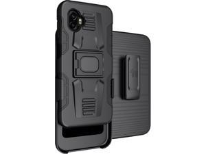 Black Rugged Case Stand Belt Clip Holster for Samsung Galaxy XCover 6 Pro 2022