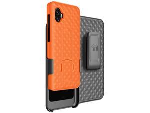 Bright Orange Hard Case Cover Stand Belt Clip for Samsung Galaxy XCover 6 Pro