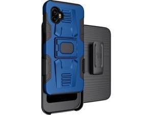Blue Rugged Case Stand Belt Clip Holster for Samsung Galaxy XCover 6 Pro 2022