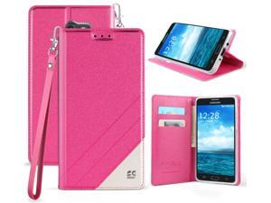 PINK WALLET CARD SLOT CASE STAND FOR SAMSUNG GALAXY J7 2017/PERX/SKY PRO/J7 V