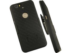 NEW BLACK HARD CASE COVER + BELT CLIP HOLSTER STAND FOR HUAWEI GOOGLE NEXUS 6P NEW BLACK HARD CASE COVER + BELT CLIP HOLSTER STAND FOR HUAWEI GOOGLE NEXUS 6P