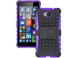 PURPLE GRENADE GRIP RUGGED SKIN HARD CASE COVER STAND FOR MICROSOFT LUMIA 650 PURPLE GRENADE GRIP RUGGED SKIN HARD CASE COVER STAND FOR MICROSOFT LUMIA 650