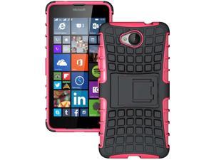 PINK GRENADE GRIP RUGGED TPU SKIN HARD CASE COVER STAND FOR MICROSOFT LUMIA 650 PINK GRENADE GRIP RUGGED TPU SKIN HARD CASE COVER STAND FOR MICROSOFT LUMIA 650