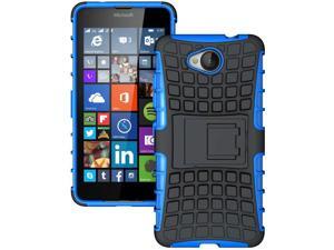 BLUE GRENADE GRIP RUGGED TPU SKIN HARD CASE COVER STAND FOR MICROSOFT LUMIA 650 BLUE GRENADE GRIP RUGGED TPU SKIN HARD CASE COVER STAND FOR MICROSOFT LUMIA 650