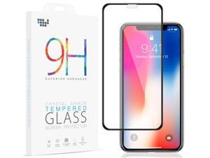 FULL SIZE HARD TEMPERED GLASS SCREEN PROTECTOR SAVER FOR APPLE iPHONE X  10