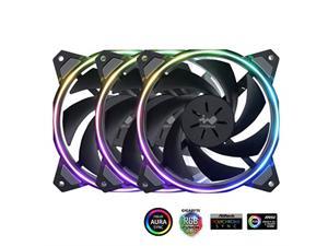 inwin sirius loop addressable rgb triple fan kit 120mm high performance cooling computer case fan cooling