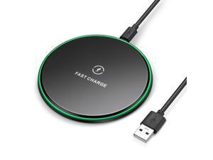 Qi Wireless Charging Pad Fast Charger For iPhone XS X 10 8 Plus for Huawei P30 Mobile Cellphone Qi Wireless Charging Pad Fast Charger For iPhone XS X 10 8 Plus for Huawei P30 Mobile Cellphone