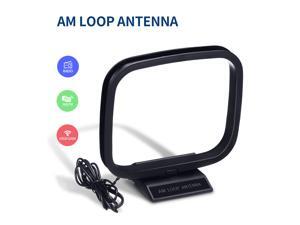 AM FM Loop Antenna 2 Pin Bare Wire Connector AM Antenna Cable Wire for Home Stereo Audio Receiver System Indoor AM FM Loop Antenna 2 Pin Bare Wire Connector AM Antenna Cable Wire for Home Stereo Audio Receiver System Indoor