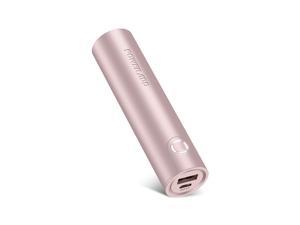 Poweradd Power Bank EnergyCell 5000 High-Speed Charging Portable Charger 5000mAh Slim External Battery with 2.4A Output, for iPhone XS, Samsung S9 Cell Phone, Pink