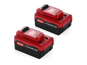 Powerextra 2 Pack 6.0Ah 20V MAX Lithium Replacement Battery for Porter Cable PCC685L PCC680L Porter Cable 20 Volt Power Tool Batteries
