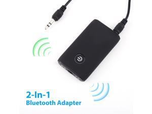 Bluetooth 5.0 Transmitter Receiver 2 IN 1 Wireless Audio 3.5mm Jack Aux Adapter for Android, IOS System Phone and All Bluetooth Audio Devices Bluetooth 5.0 Transmitter Receiver 2 IN 1 Wireless Audio 3.5mm Jack Aux Adapter for Android, IOS System Phone and All Bluetooth Audio Devices