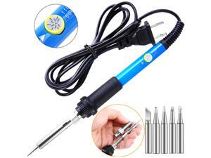 Electric Soldering Iron Gun Adjustable Temperature 60W Welding Set Tool Kit 110V Electric Soldering Iron Gun Adjustable Temperature 60W Welding Set Tool Kit 110V