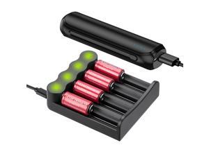 4 Slots LED Battery Charger for 16340 16650 18500 20700 26650 14500 18650 Li-ion Rechargeable Batteries 4 Slots LED Battery Charger for 16340 16650 18500 20700 26650 14500 18650 Li-ion Rechargeable Batteries