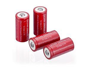 4pcs 3.7V CR123A Rechargeable Battery 2800mAh 16340 Battery For Torch Laser Camera Flashlight 4pcs 3.7V CR123A Rechargeable Battery 2800mAh 16340 Battery For Torch Laser Camera Flashlight